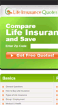 Mobile Screenshot of lifeinsurancequotes.org